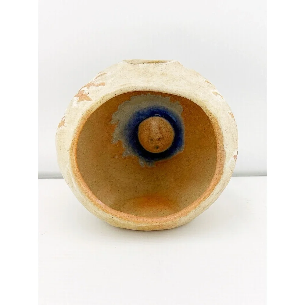 Rooted In Clay Handcrafted Vintage Pottery By Shana Brautigam With A Face Inside
